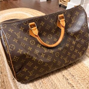 Louis Vuitton Monogram Brown and Tan Bag